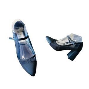 Anne Klein Navy Mesh Shoes